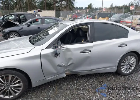 2018 Infiniti Q50 3.0T Luxe/3.0T Sport из США, поврежденный, VIN JN1EV7AR9JM442835